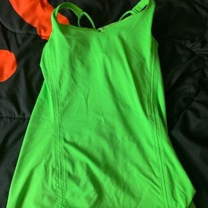 Lululemon lime green tank Size 4